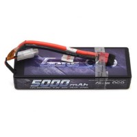 Gens Ace 2S LiPo Battery Pack 50C (7.4V/5000mAh) Hard case